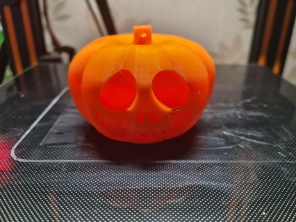 Kürbis Jack Skellington Lächeln Gesicht Schlüsselring Halloween 3d print model - Mito3D