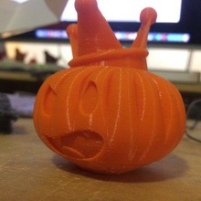 pumpkin king 3d sanat yaratıklar Cadılar Bayramı balkabağı funking3d 3d print model - Mito3D