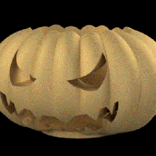 pumpkin photophore home halloween jack o lantern 3d print model - Mito3D