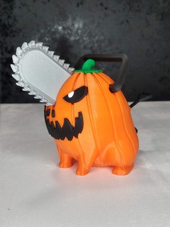 pumpkin pochita halloween pochita pumpkin pochita pumpkin pumpkin anime chainsawman chiansaw man halloween halloweenxcults terror witches demon demon  3d print model - Mito3D