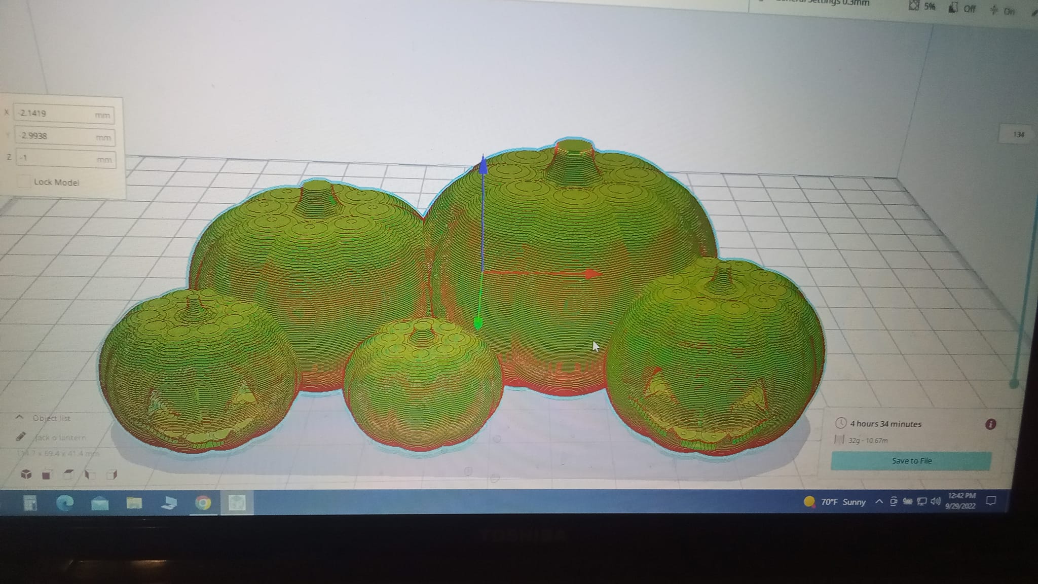 calabaza conjunto 3D print model - Mito3D