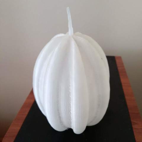 citrouille courge la maison les paysages fête d'halloween de fruits l'usine polymakerchallenge 3D print model - Mito3D
