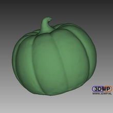 pumpkin statue 3d scan art scanner artec mht halloween sculpture scans replicas 3d print model - Mito3D