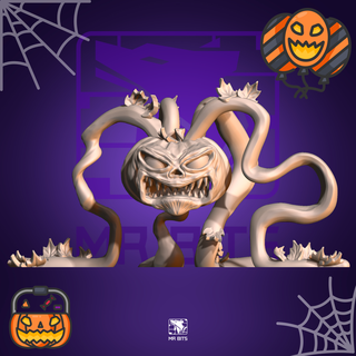 citrouille temps table Halloween champignon rpg bête monstre patate grotte dnd fantaisie habitant sombre souterrain 3d print model - Mito3D