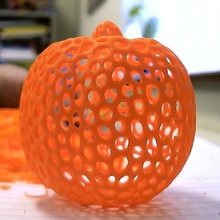 pumpkin voronoi style art sculptures 3d print model - Mito3D