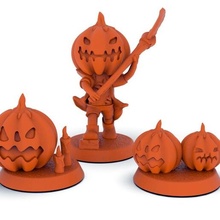 pumpking doomed halloween dnd dungeonmaster tabletop games dungeonandragons 3d print model - Mito3D