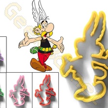 punch asterix, gallische cookie-cutter home asterix Konditorei cookie schneiden Sie aus 3d print model - Mito3D