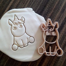 punch baby unicorn home unicorn cute animal patisserie cookies cookie cutter coin slot