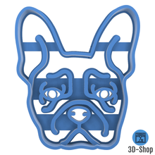 Stempel französische Bulldogge home bulldog Englisch cutter cookies Französisch Weg zu nehmen Raum 3d print model - Mito3D