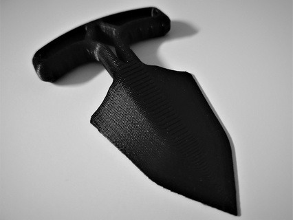 coup poing dague formation outils couteau défense protection protéger main 3d print model - Mito3D