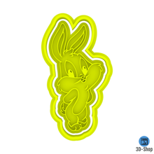 punch looney tunes 1 casa tidy up titi cookie cutter tweety taz sylverter daffy duck 3d print model - Mito3D