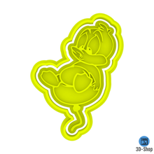 punch looney tunes 2 home tidy up titi cookie cutter tweety taz sylverter daffy duck 3d print model - Mito3D