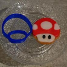punch piece super mario mushroom home picks up great takes away fungus 3d print model - Mito3D