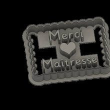 punch thanks mistress home biscuit cookie gift kitchen thank you 3d print model - Mito3D