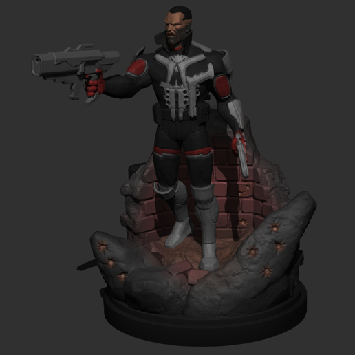 Justiceiro 2099 mcp escala 3D print model - Mito3D