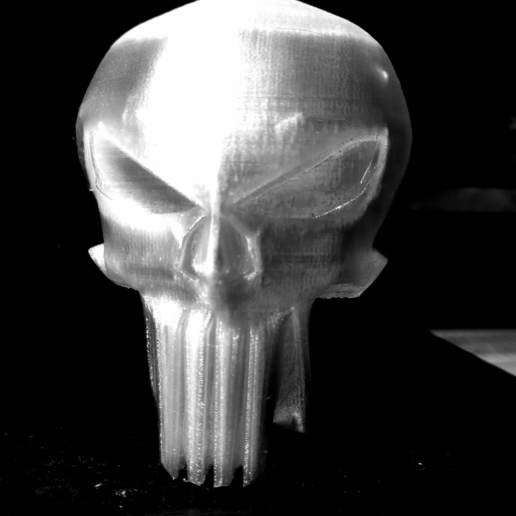 punisher 3d del cranio gadget czaszka stl art 3D print model - Mito3D