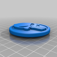 punisher keychain keychains 3d print model - Mito3D