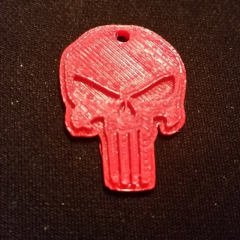 punisher chaveiro ornamento vários 3D print model - Mito3D