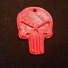 punisher keychain ornament various 3d print model - Mito3D