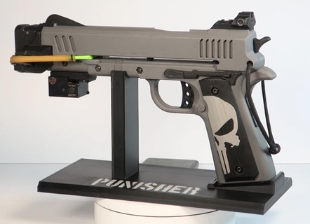 punitore remixare broadhead supporto slingbow balestra rs x bow pistola 3d print model - Mito3D