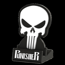 punisher standphone tablet gadget skull stand cool easy print upcrid decoration tools art apple iphone samsung huawei ipad 3d print model - Mito3D