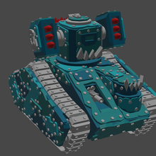 hileli yağmalanmış tank versiyon oyun ork grot warhammer40k 3d print model - Mito3D