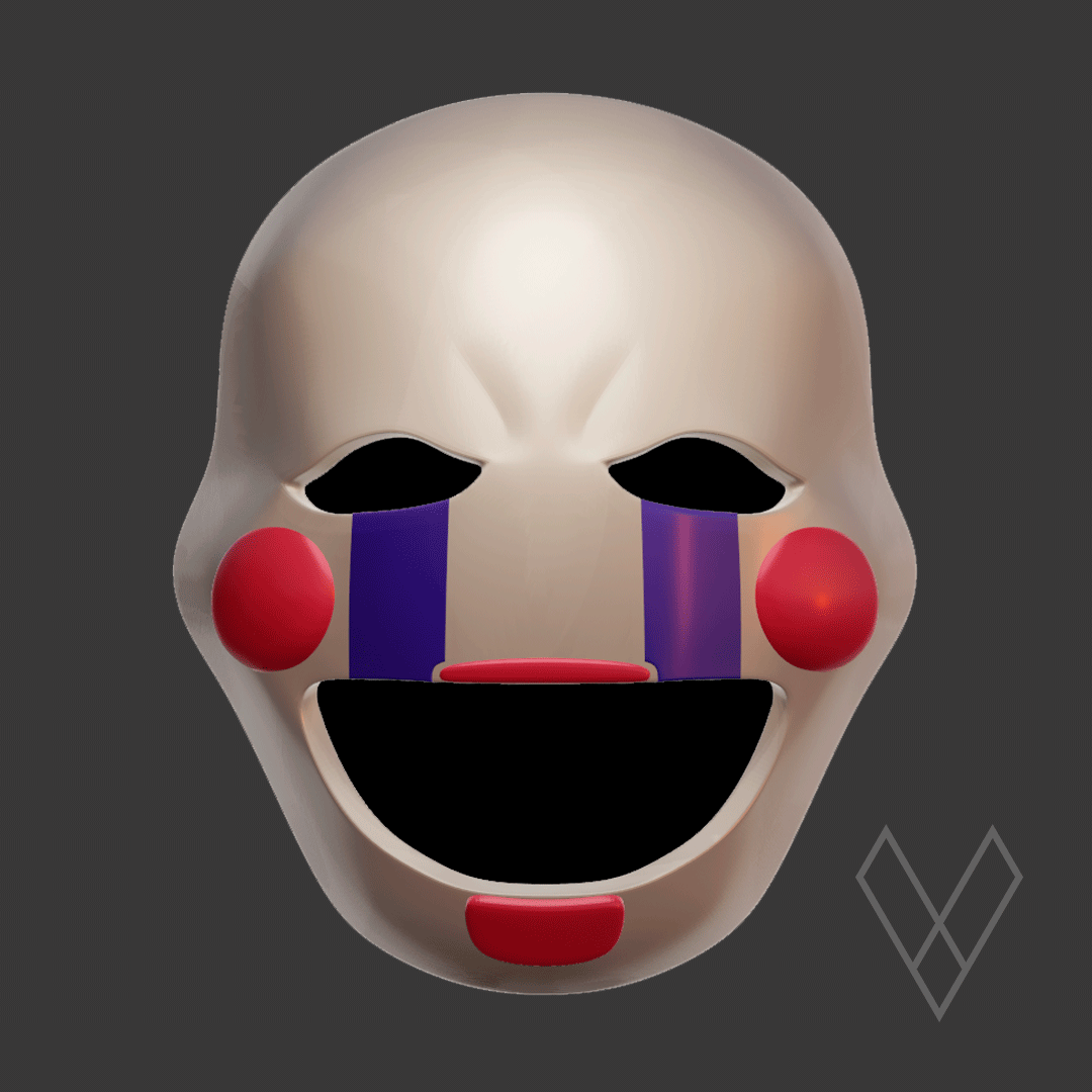 puppet fnaf mask five nights freddy freddys freddy's game video videogame 3D print model - Mito3D
