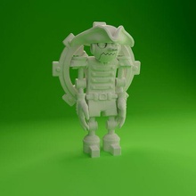 kukla Krampus Digimon oyuncak Sanat 3d print model - Mito3D