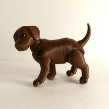 cucciolo bjd vari cane giocattolo snodabili animale 3d print model - Mito3D
