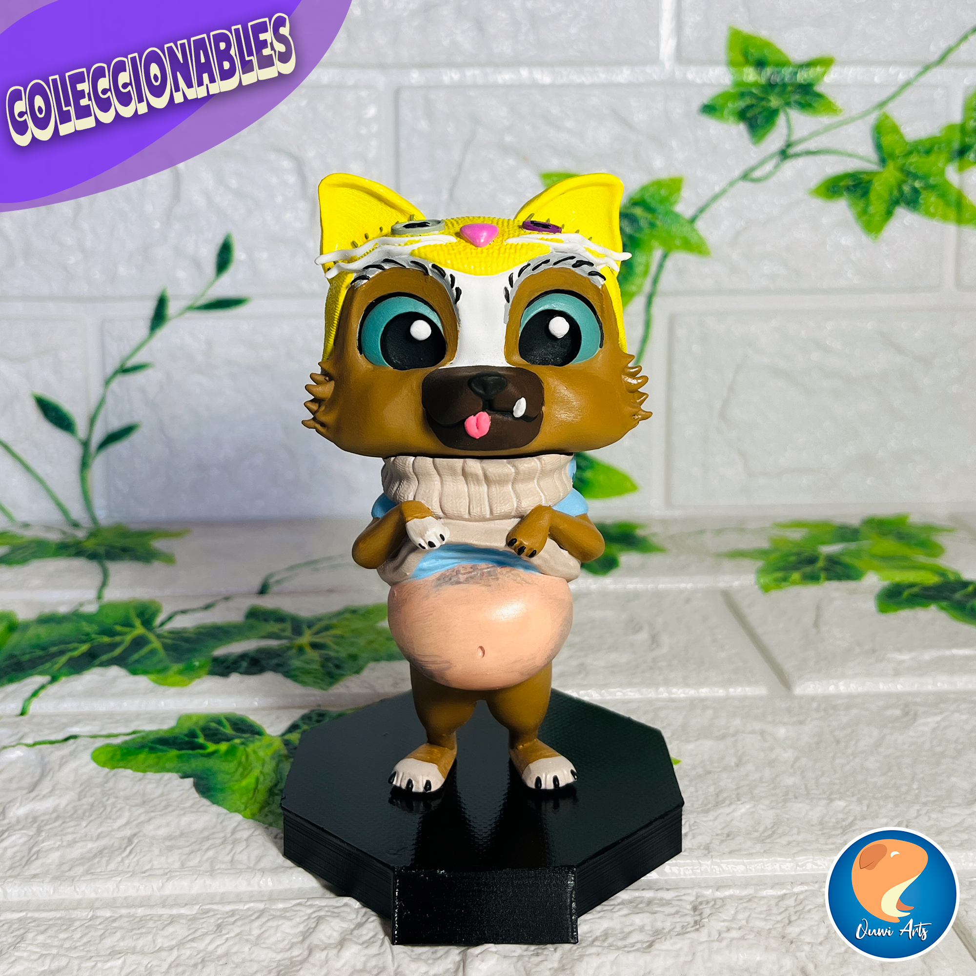 perrito gato botas peludo perro Dreamworks funko popular 3D print model - Mito3D