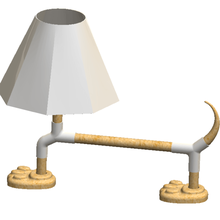 chiot de la lampe maison jardin art outil jouet jeu animal 3d print model - Mito3D