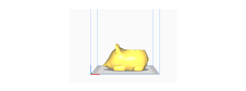 köpek yavrusu tencere bitki hayvan 3d print model - Mito3D