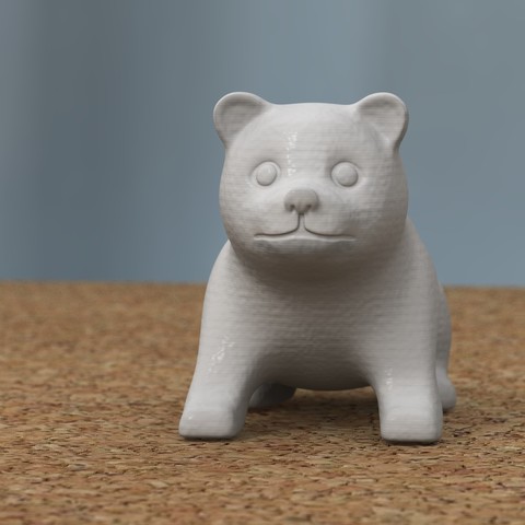 cachorro sentado varios 3D print model - Mito3D