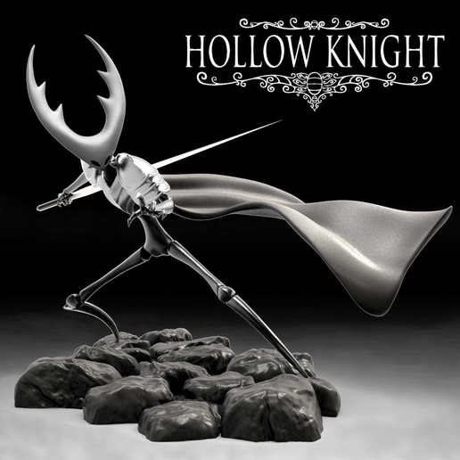 saf damar içi boş şövalye sanat gemi hollow knight 3D print model - Mito3D