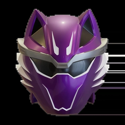 viola lupo ranger casco energia giungla furia costume cosplay mmpr 3d print model - Mito3D