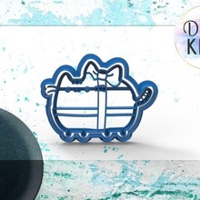 pusheen gift kitty cat birthday anime 3d file easter cookie cutter mass masses cake cakes cupcakes diy cutters bakery porcelain ceramics clay fondant ballina pastry bakers marker markers stamps seal cookies 3d print model - Mito3D