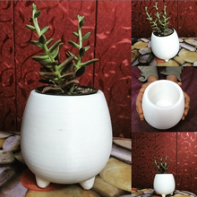 pusheen pot home stand holder desktop gift vase box planter planters plant pots 3d print model - Mito3D