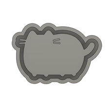 pusheen silicone mold housing 3d print model - Mito3D