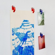 push-pin-Clips home Kunst Dekor Halterung Wand mount hanger clips artwork Dekoration design 3d print model - Mito3D