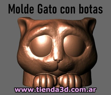 Beso botas maceta molde 3d print model - Mito3D