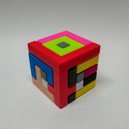 rompecabezas 3d cubo 5x5 3D print model - Mito3D