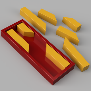 puzzle blocks - solution inside files gift child block fun rubik 3d print model - Mito3D