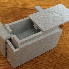 puzzle box easy print hard solution version 1 3d print model - Mito3D
