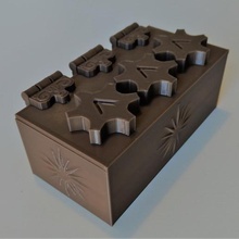 puzzle box remix gioco i scatola segreta di chiusa escaperoom escapegame via fuga breakoutedu per sottogruppi lavoro 3d print model - Mito3D