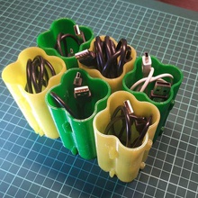 puzzle scatole di cavi usb gadget box organizzare i cavo 3d print model - Mito3D