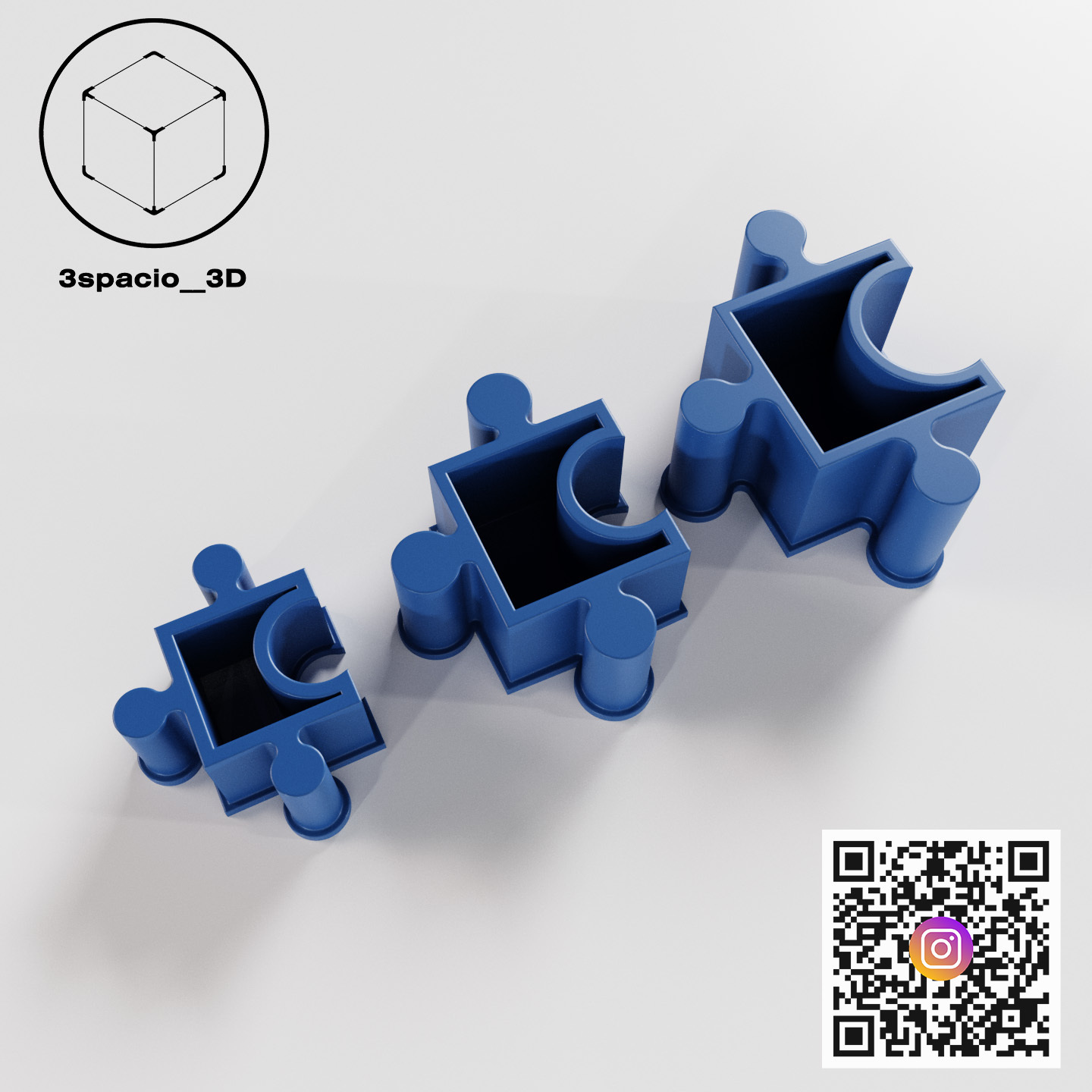 Puzzle Deckel Tätowierung Tinte 3D print model - Mito3D