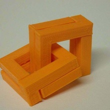 puzzle casse tête ahurissant Jeu Hanayama puzzles 3d print model - Mito3D