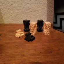 puzzle columns game boardgame boardgames meeples scatter terrain wargame toy accessories 3d print model - Mito3D