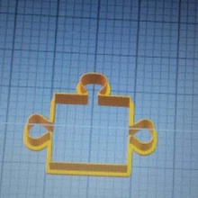 puzzle cookie cutter various 3d print model - Mito3D