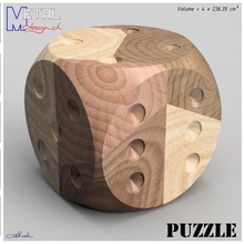 puzzle cube Spiel box Rätsel 3d print model - Mito3D